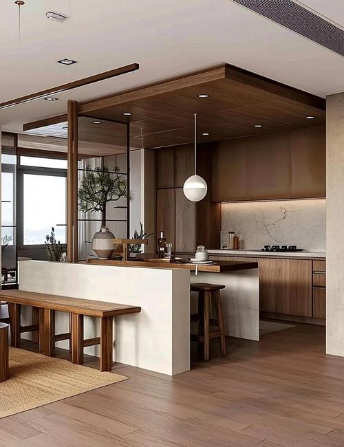 Chef's kitchen with premium countertops